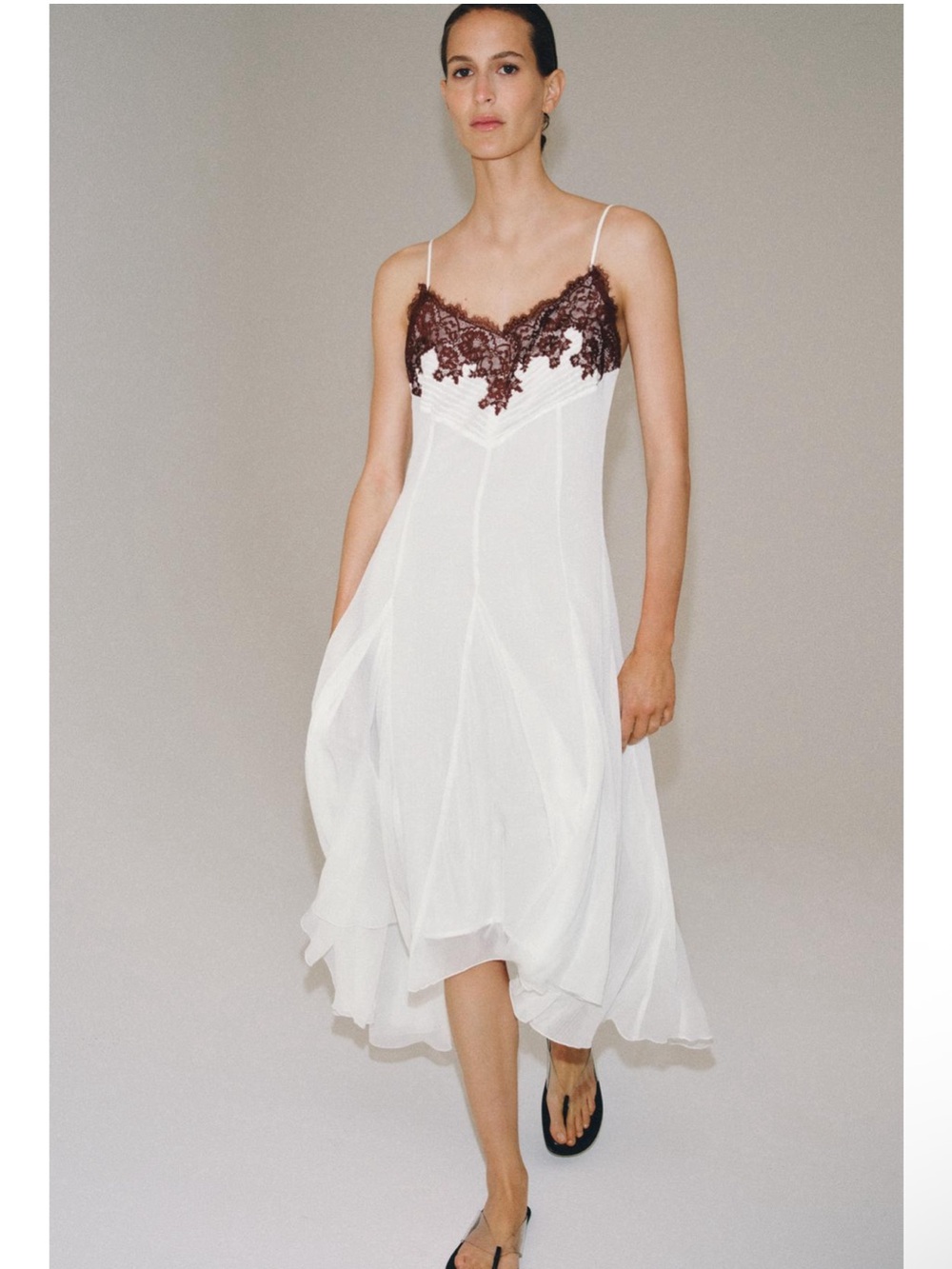 Zara ZW collection lace dress